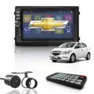 Kit Central Multimídia Mp5 2 Din Bt Espelhamento Dvd Gm Onix