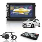 Kit Central Multimídia Mp5 2 Din Bt Espelhamento Dvd Gm Onix