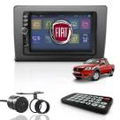 Kit Central Multimídia Mp5 2 Din Universal Bluetooth Espelhamento Fiat Strada