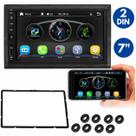 Kit Central Multimídia Mp5 Roadstar RS7007BR 7 pol Carplay Android Auto e Moldura Painel Polo 2000 a 2014 Fiamon