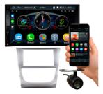 Kit central multimidia roadstar 7 pol rs7007br plus carplay android auto gol voyage saveiro g5