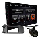 Kit central multimidia roadstar 9 pol rs908br slim carplay chevrolet onix joy prisma g2 2012 a 2019