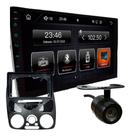 Kit central multimidia roadstar 9 pol rs908br slim carplay palio siena strada weekend 2002 a 2014 g2 com ar