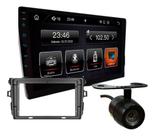 Kit central multimidia roadstar 9 pol rs908br slim carplay toyota corolla 2009 a 2013