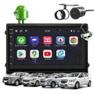 Kit Central Multimídia Sistema Android Espelhamento Usb Bluetooth Chevrolet Gm Onix Spin Cobalt 2012 A 2019 Prisma 2014 A 2019 Moldura Na Cor Preta