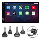 Kit Central Multimídia Tela 7 Polegadas + Câmera de Ré + Moldura Painel 2 Din