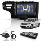 Kit Central Multimídia Universal Mp5 2 Din Espelhamento Bluetooth Honda Fit