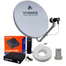Kit Century Midiabox B7 Receptor Digital Antena Ku LNBF Cabo 15 m Kit Century Midiabox B7 Receptor Digital Antena Ku LNBF Cabo 15 m