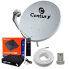 Kit Century Midiabox B7 Receptor Digital Antena Ku LNBF Cabo 15 m Kit Century Midiabox B7 Receptor Digital Antena Ku LNBF Cabo 15 m