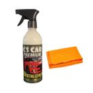 Kit Cera Automotiva Miscrocristalização + Flanela 500 mL