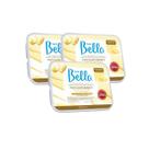 Kit Cera Depil Bella Barra Chocolate Branco 3/Unid 800g