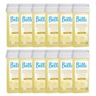 Kit Cera Depil Bella Roll-on Chocolate Branco 12 und