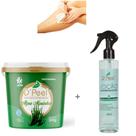 Kit Cera Depilatória Quente Algas Marinhas Depilação + Loção Adstringente Pré-Depilatório 250ML