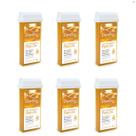 Kit Cera Depilflax Roll-on Natural 6 unidades Kit Cera Depilflax Roll-on Natural 6 unidades