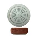 Kit Cera Para Encerar Madeira Escura Com Roda Algodão 10 cm