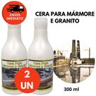 Kit Cera Para Mármore E Granito Claro Com Carnaúba 300ml Proteção E Brilho Bancada Pia Mesa Kit Cera Para Mármore E Granito Claro Com Carnaúba 300ml Proteção E Brilho Bancada Pia Mesa