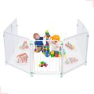 Kit Cercado Grade Tela De Bebê/ Cachorro Segurança Infantil Portátil