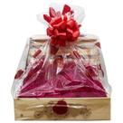 Kit Cesta De Presentes - Baú Palha Laço E Cartão De Brinde Kit Cesta De Presentes - Baú Palha Laço E Cartão De Brinde