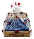 Kit Cesta De Presentes - Baú Palha Laço E Cartão De Brinde Kit Cesta De Presentes - Baú Palha Laço E Cartão De Brinde