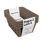 Kit Cesta Pequena One Coza 4 Und. Warm Gray Brinox 992454339