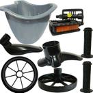 Kit Cestinha Manopla Rodinha avulsa Para Lama Bike 16 Nathor