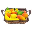 Kit Cesto Multiuso Porta Frutas Palha com Alça 32CM Marrom Gici Decor Kit Cesto Multiuso Porta Frutas Palha com Alça 32CM Marrom Gici Decor