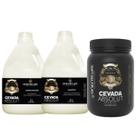 Kit Cevada Absolut 1 Shampoo 1 Condicionador 2L Máscara 2.6kg Oriente Life