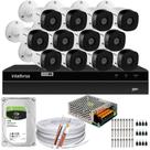 Kit Cftv 12 Câmeras Segurança Intelbras Dvr 1216 Hd 1tera Kit Cftv 12 Câmeras Segurança Intelbras Dvr 1216 Hd 1tera