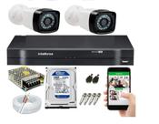 Kit CFTV 2 Câmeras HD 700p C/Hd 160GB Kit CFTV 2 Câmeras HD 700p C/Hd 160GB