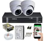 Kit CFTV 2 Câmeras HD 700p C/Hd 500GB Kit CFTV 2 Câmeras HD 700p C/Hd 500GB