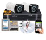 Kit Cftv 2 Câmeras Segurança Full Hd 1080p Dvr Intelbras 1TB