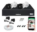 Kit Cftv 2 Câmeras Segurança Intelbras 1120 E Mhdx 1104 H265 Kit Cftv 2 Câmeras Segurança Intelbras 1120 E Mhdx 1104 H265