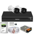 Kit Cftv 2 Câmeras Segurança Intelbras Dvr 8 Canais imhdx 5108 Com Hd 1TB