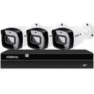 Kit CFTV 3 Câmeras IP Vipc 1230B Intelbras NVD 1404P S/HD