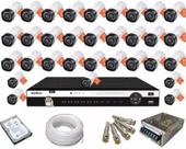 Kit Cftv 32 Câmeras Intelbras 1120b Dvr 5 Em1 1132 Hd 2tb Kit Cftv 32 Câmeras Intelbras 1120b Dvr 5 Em1 1132 Hd 2tb