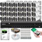 Kit Cftv 32 Cameras Segurança 1080p Full Color Colorida Dia e Noite Dvr Intelbras 32ch MHDX c/hd 3tb Kit Cftv 32 Cameras Segurança 1080p Full Color Colorida Dia e Noite Dvr Intelbras 32ch MHDX c/hd 3tb