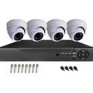 Kit Cftv 4 Câmeras Infravermelho Segurança Full HD 20m Dvr Full Hd 4 Canais