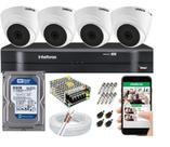 Kit Cftv 4 Câmeras Intelbras Dome Vhc 1120 D E Dvr Mhd Kit Cftv 4 Câmeras Intelbras Dome Vhc 1120 D E Dvr Mhd