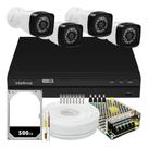 Kit Cftv 4 Cameras Segurança 1080p Full Hd Dvr Intelbras 4ch Kit Cftv 4 Cameras Segurança 1080p Full Hd Dvr Intelbras 4ch