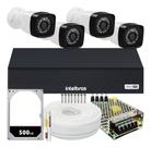 Kit Cftv 4 Cameras Segurança 1080p Full Hd Dvr Intelbras 4ch Kit Cftv 4 Cameras Segurança 1080p Full Hd Dvr Intelbras 4ch