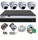 Kit Cftv 4 Câmeras Segurança Hd Dvr Mhdx 3104 Intelbras Full hd C/Hd 1 Tb