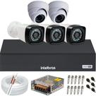 Kit cftv 5 câmeras de segurança Full hd Dvr 8ch Intelbras full hd Kit cftv 5 câmeras de segurança Full hd Dvr 8ch Intelbras full hd
