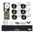 Kit Cftv 6 Câmeras Segurança Intelbras 1120B Full Color Colorida Noite e Dia Dvr 8 Canais 1108-c Kit Cftv 6 Câmeras Segurança Intelbras 1120B Full Color Colorida Noite e Dia Dvr 8 Canais 1108-c