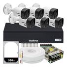 Kit Cftv 6 Câmeras Segurança Intelbras Dvr 8 Canais Com Hd