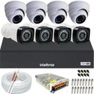 Kit cftv 8 câmeras de segurança infravermelho Full hd dvr 8ch Intelbras full hd Kit cftv 8 câmeras de segurança infravermelho Full hd dvr 8ch Intelbras full hd
