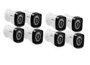 Kit Cftv 8 Cameras Full Hd 1080p 2.8mm Jl1020 Jl Protec