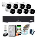 Kit Cftv 8 Câmeras Hd Intelbras 1120b G4 Dvr 8 Canais+brinde