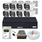 Kit Cftv 8 Cameras Segurança 1080p Full Color Imagem Colorida a Noite + Dvr Intelbras 8ch 1008c 1tb Kit Cftv 8 Cameras Segurança 1080p Full Color Imagem Colorida a Noite + Dvr Intelbras 8ch 1008c 1tb