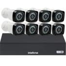 Kit Cftv 8 Câmeras Segurança 1080p Full Hd Dvr Intelbras 8 canais