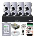 Kit Cftv 8 Câmeras Segurança Dome Ir Dvr Mhdx 1108 Intelbras Kit Cftv 8 Câmeras Segurança Dome Ir Dvr Mhdx 1108 Intelbras